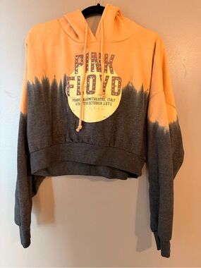 Pink Floyd Orange Studded Pullover Hoodie
